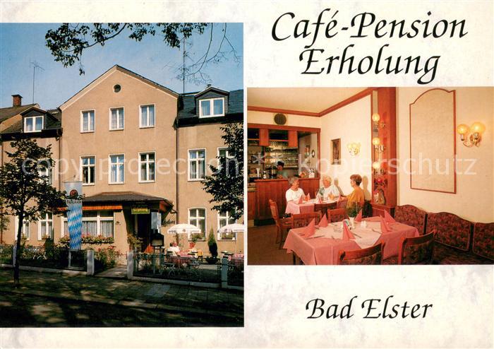 Bad Elster Cafe Pension Erholung Gastraum