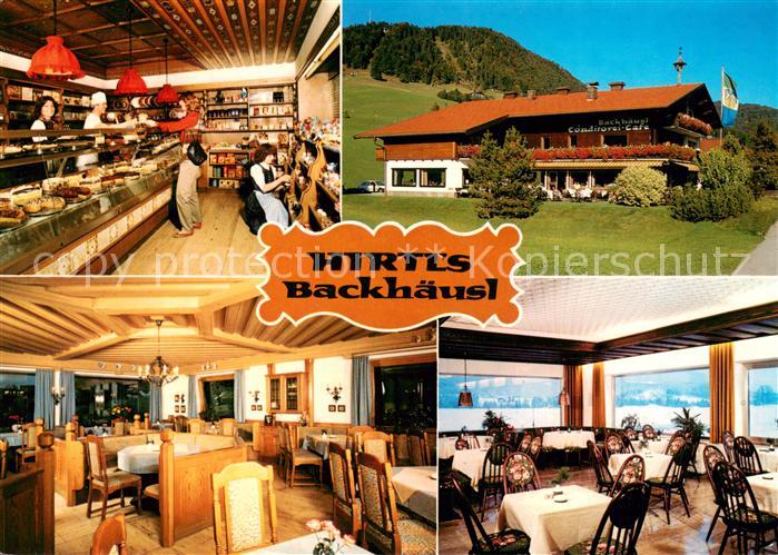 Reit Winkl Hirtl's Backhaeusl Konditorei Cafe Verkaufstheke