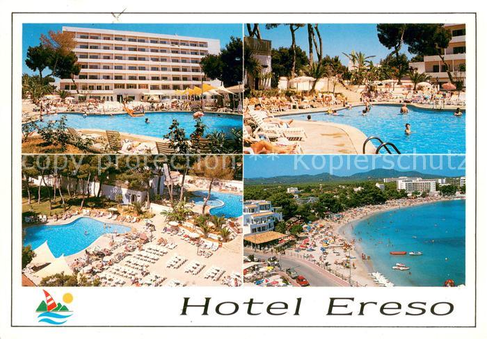 Ibiza Islas Baleares Hotel Ereso Swimming Pool Strand