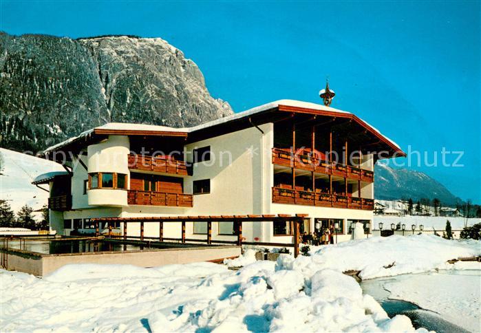 Mariastein Unterangerberg Restaurant Forellenhof Winterlandschaft