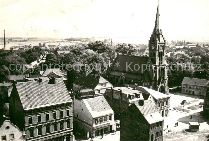 Swiebodzin Ortsansicht mit Kirche