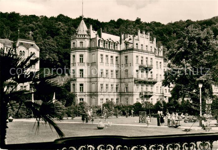 Karlovy Vary Karlsbad Stadtpark Balneologisches Institut
