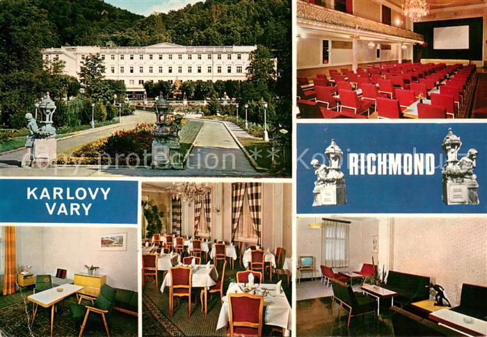 Karlovy Vary Karlsbad Lazenske sanatorium Richmond Restaurant Festsaal