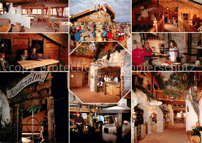 Grossarl Schirestaurant Laireiteralm Sonnenterrasse Kinderalm