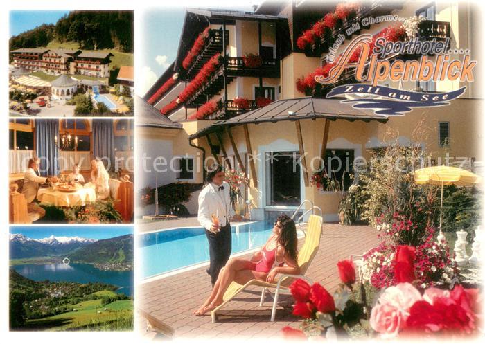 Zell See Sporthotel Alpenblick Restaurant Swimming Pool Panorama Hohe Tauern