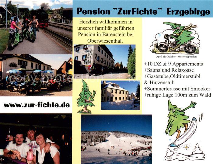 Baerenstein Annaberg-Buchholz Pension Zur Fichte Wintersport