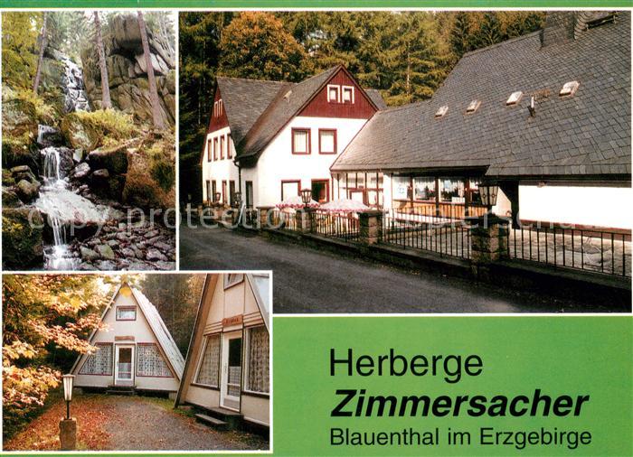Blauenthal Erzgebirge Herberge Zimmersacher Ferienhaeuser Wasserfall