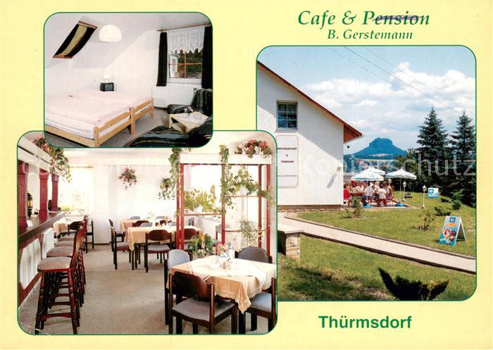 Thuermsdorf Cafe Pension Gerstemann Fremdenzimmer Gartenterrasse
