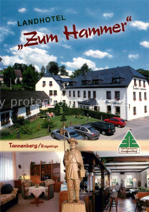 Tannenberg Erzgebirge Landhotel Zum Hammer Restaurant Statue