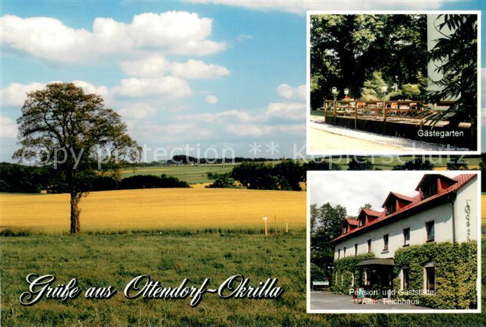Ottendorf-Okrilla Altes Teichhaus Pension Gaststaette Gaestegarten Landschaftspa