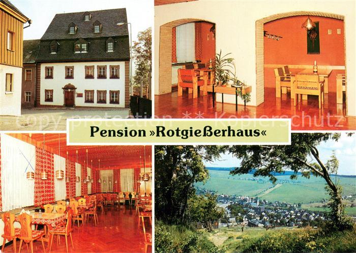 Oberwiesenthal Erzgebirge Pension Rotgiesserhaus Panorama