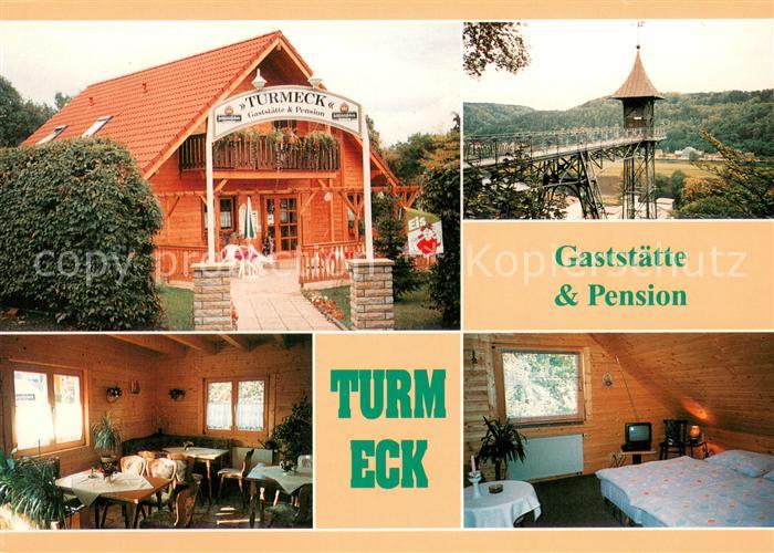 Ostrau Bad Schandau Gaststaette Pension Turmeck Restaurant Fremdenzimmer Aufzug