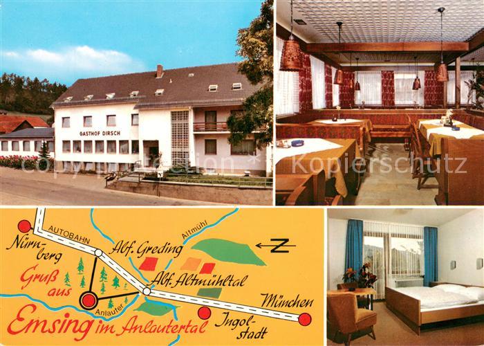 Emsing Titting Oberbayern Gasthof Pension Dirsch im Anlautertal Gaestezimmer Res