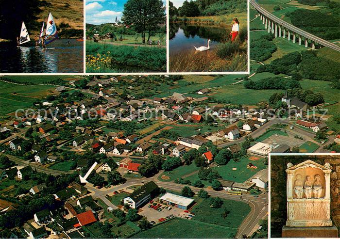 Zingsheim DAS Speiserestaurant Fliegeraufnahme Landkarte Partie am Wasser Autoba