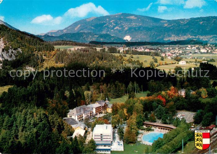 Warmbad Villach Kurzentrum Kurhotels Freibad Fliegeraufnahme