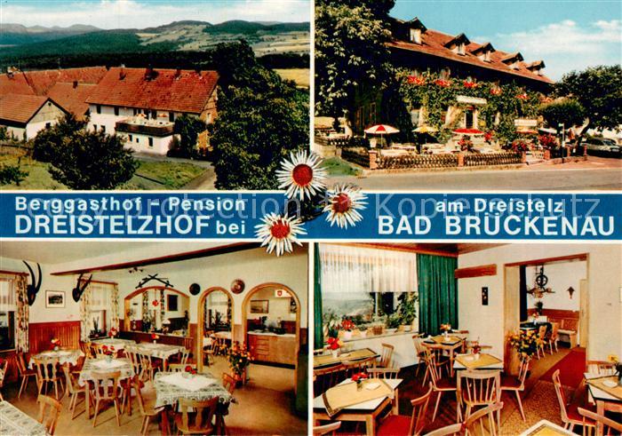 Bad Brueckenau Berggasthof Pension Dreistelzhof Restaurant