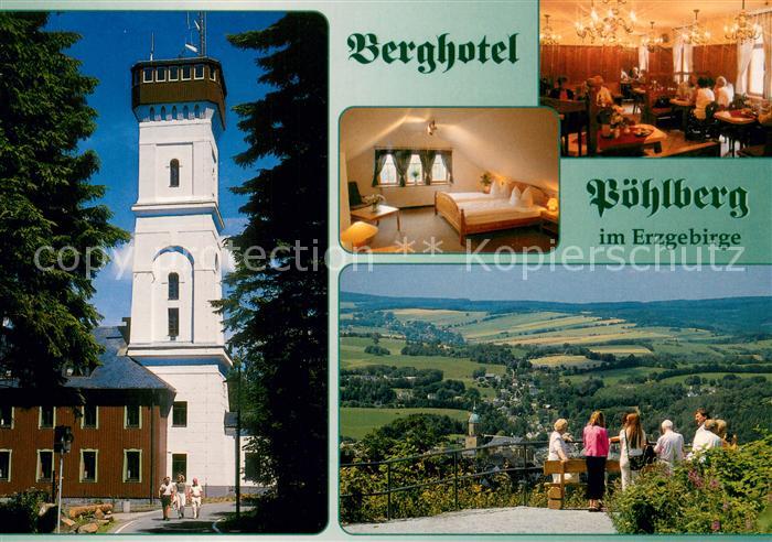Annaberg-Buchholz Erzgebirge Berghotel Poehlberg Aussichtsturm Hotelzimmer Gasts