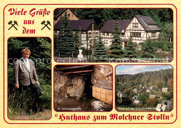 Pobershau Gaststaette Pension Huthaus zum Molchner Stolln Schaubergwerk Ortsansi