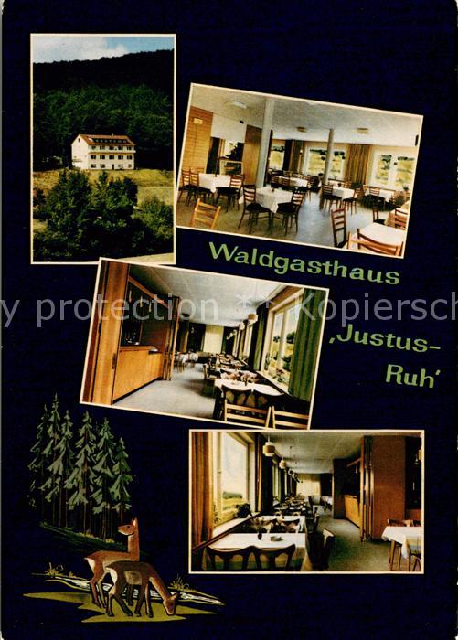 Neukirchen Knuellgebirge Waldgasthaus Justus Ruh Gastraum