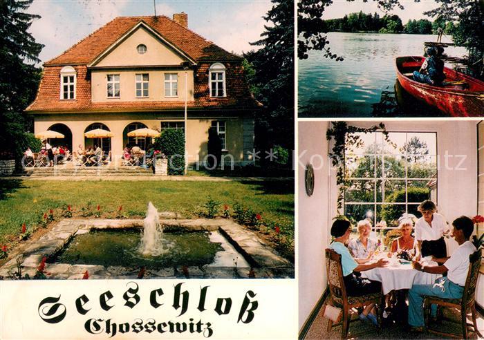 Chossewitz Hotel Gaststaette Seeschloss Partie am See
