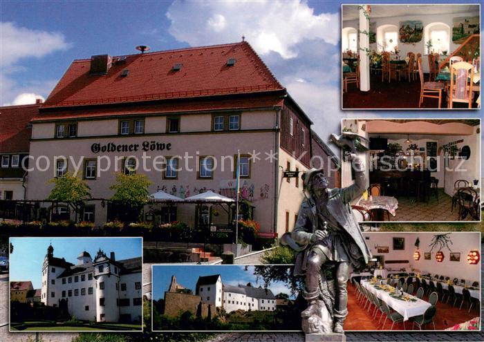 Lauenstein Erzgebirge Hotel Restaurant Goldener Loewe Schloss