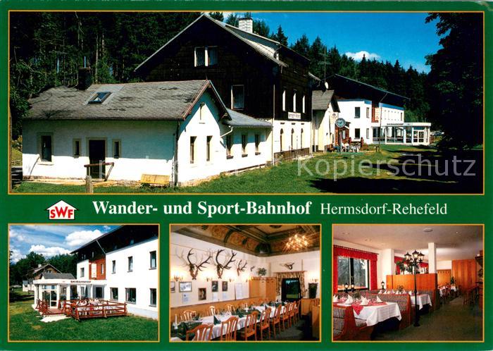 Neuhermsdorf Wander- und Sportbahnhof Wanderheim Sporthotel Restaurant Skisportz