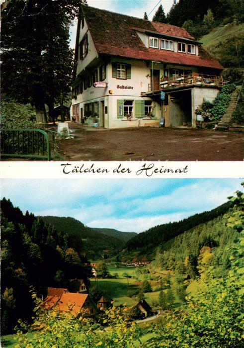 Kaltbrunn Schenkenzell Gasthof zum Taelchen der Heimat Landschaftspanorama