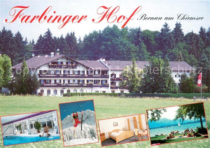 Bernau Chiemsee Farbinger Hof Ferienwohnungen Hallenbad Liegewiese am See Winter