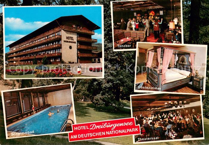 Tittling Ferienhotel Dreiburgensee Hallenbad Tanzbar Gaestezimmer Theatersaal