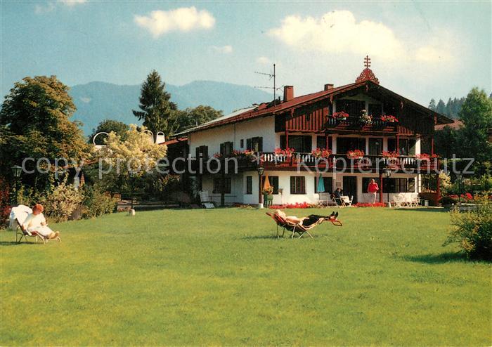 Rottach-Egern Kurklinik am Tegernsee Wallberg Sanatorium Garten