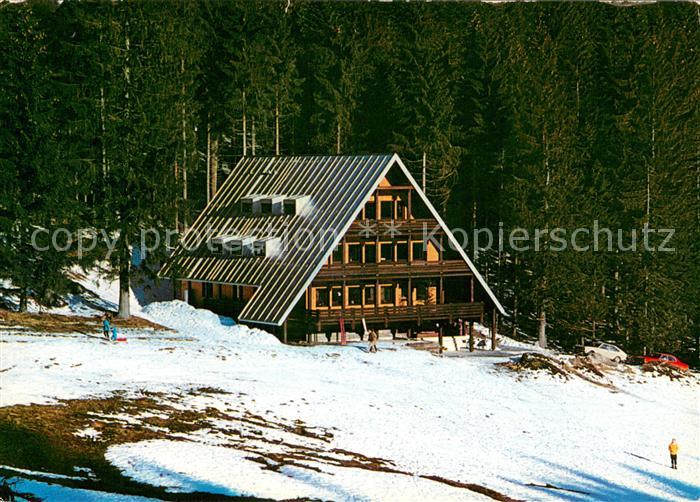 Hundseck Skihuette Buehlertal im Schwarzwald