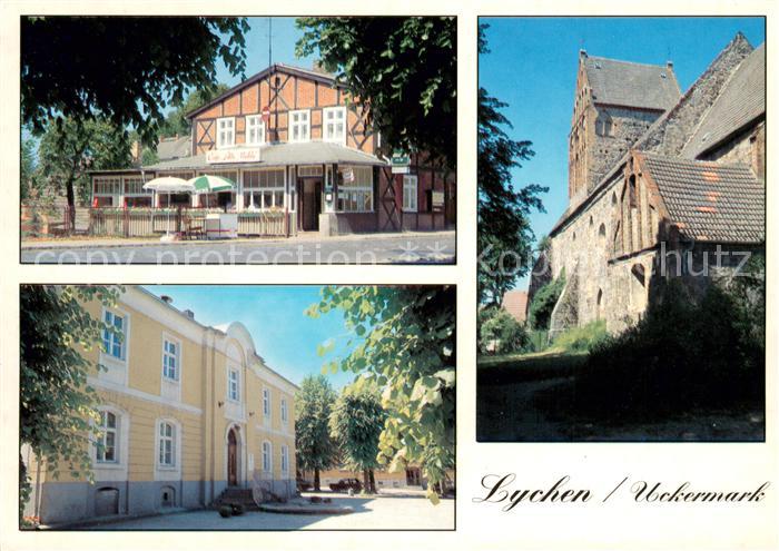 Lychen Cafe Alte Muehle Stadtverwaltung Kirche St. Johannes