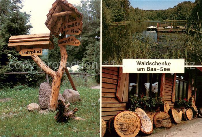 Bad Freienwalde Waldschenke am Baa-See Lehrpfad