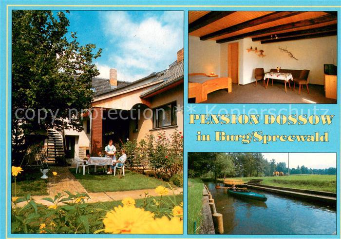 Burg Spreewald Pension Dossow Wasserstrasse Kanufahren