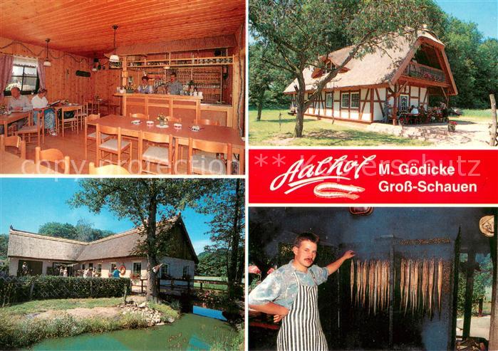 Storkow Mark Aalhof Raeucherei Gaststaette