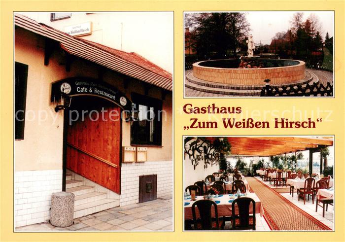 Gross Schoenebeck Gasthaus Zum Weissen Hirsch Restaurant Brunnen
