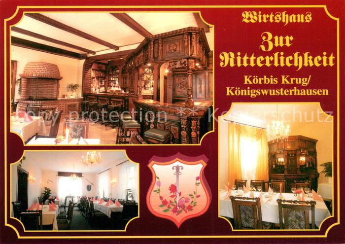Koerbiskrug Wirtshaus Zur Ritterlichkeit Restaurant Theke