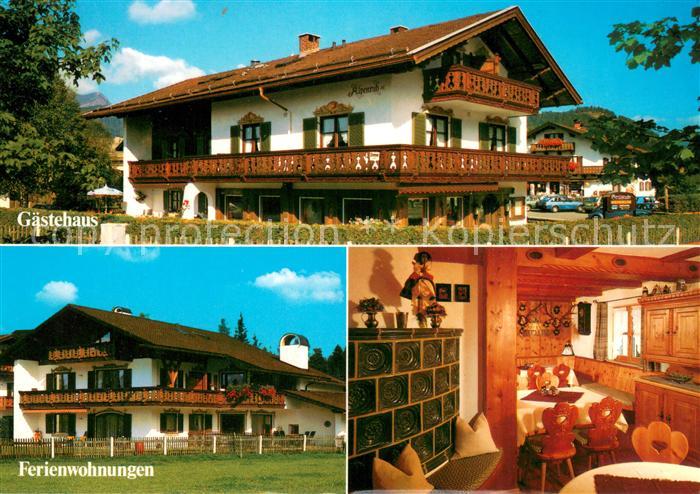Kruen Gaestehaus Ferienwohnungen Alpenruh Huber Karte Nr. 10150