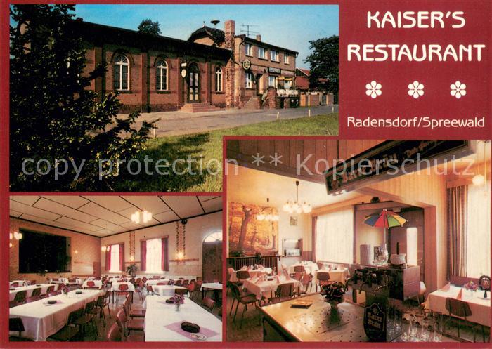 Radensdorf Spreewald Kaiser's Restaurant