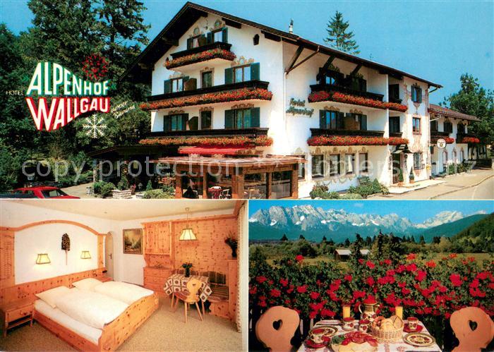 Wallgau Hotel Alpenhof Fremdenzimmer Alpenblick