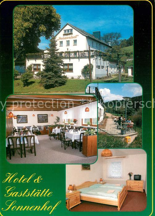 Hinterhermsdorf Hotel und Gaststaette Sonnenhof Restaurant Fremdenzimmer