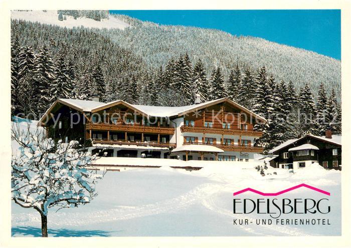 Unterjoch Kur- und Ferienhotel Edelsberg Winterimpressionen Allgaeuer Alpen