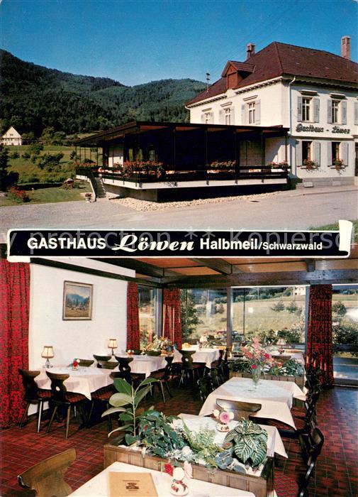 Halbmeil Gasthaus Loewen im Schwarzwald Restaurant
