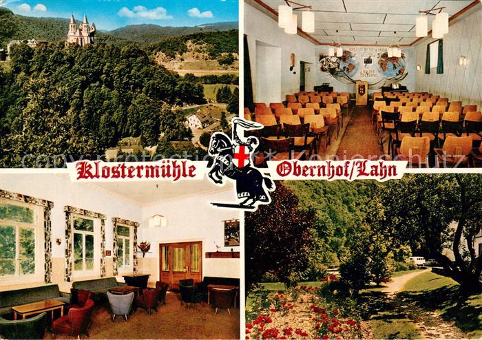 Obernhof Lahn Klostermuehle Park Landschaftspanorama