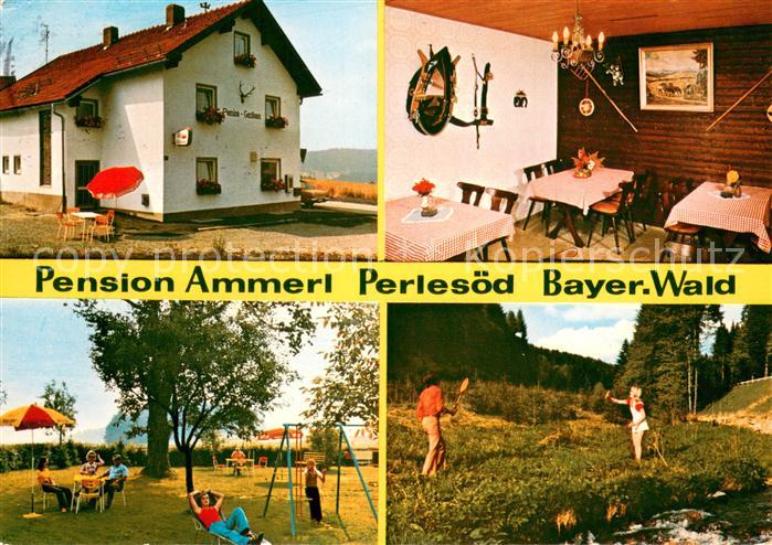 Perlesoed Wald Pension Ammerl Urlaub auf dem Land Partie am Wasser