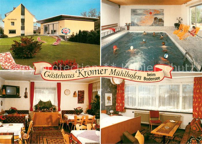 Muehlhofen Uhldingen-Muehlhofen Gaestehaus Kromer Fremdenzimmer Hallenbad