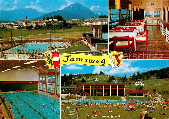 Tamsweg Lungau Freiluft- und Hallenbad Restauration Alpenblick