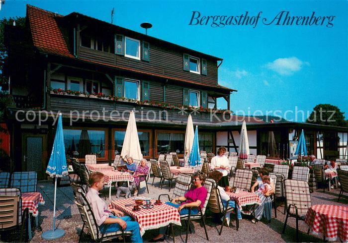 Bad Sooden-Allendorf Berggasthof Ahrenberg Restaurant Terrasse