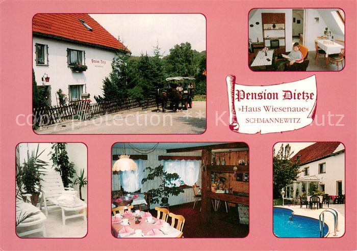 Schmannewitz Pension Dietze Haus Wiesenaue Gaesteraum Swimming Pool Planwagen