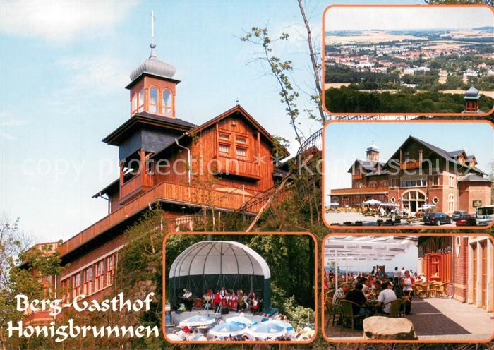 Loebau Sachsen Berggasthof Honigbrunnen Hotel Restaurant Loebauer Berg Panorama